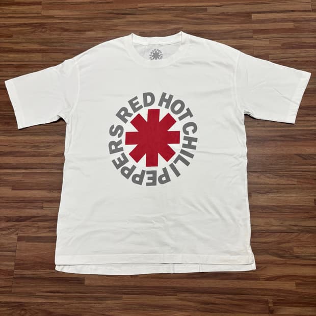 레드핫칠리페퍼스 rhcp 빈티지 밴드티 랩티 레드 핫 칠리 페퍼스