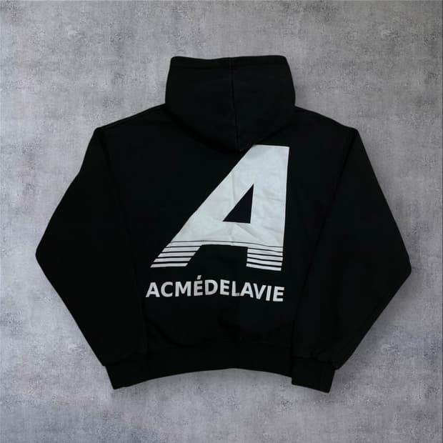 아크메드라비 빅로고 블랙 후드티