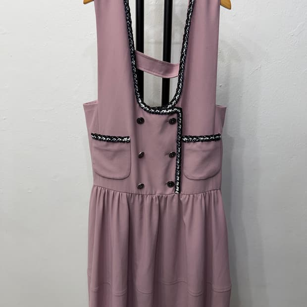 정품) 럭키슈에뜨 21ss 롱 원피스 36