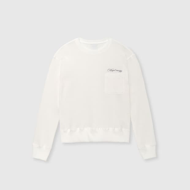 니히 angel energy 와플 맨투맨 티셔츠 