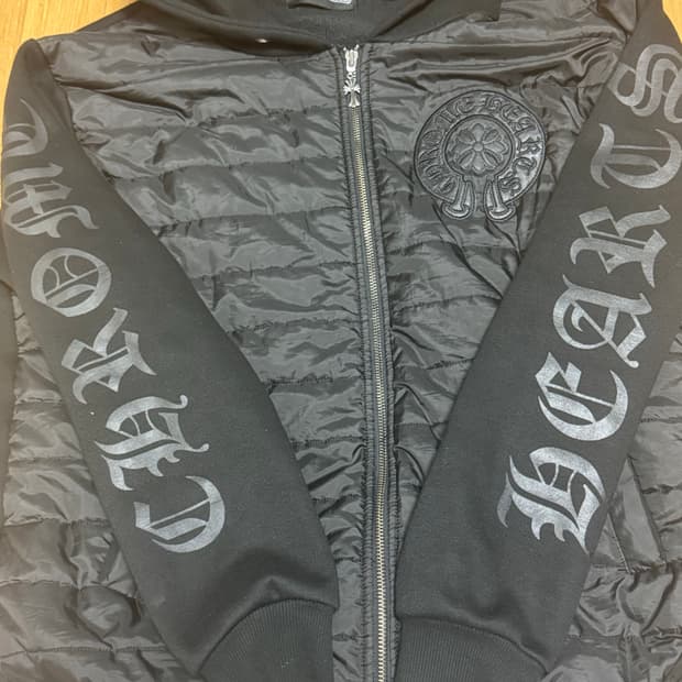 크롬하츠 블랙 니트패딩