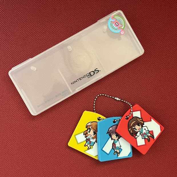 고전레어) 닌텐도 DS 스즈미야 하루히 칩 케이스 카트리지 케이스