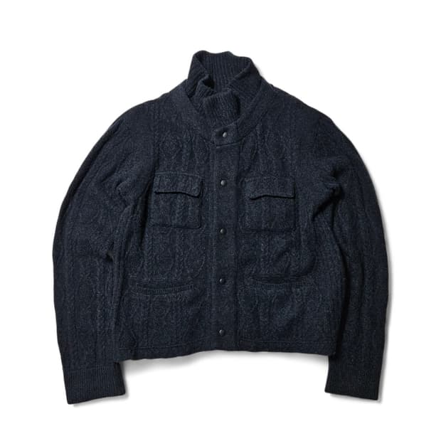 화이트 마운티어링 니트 자켓 L