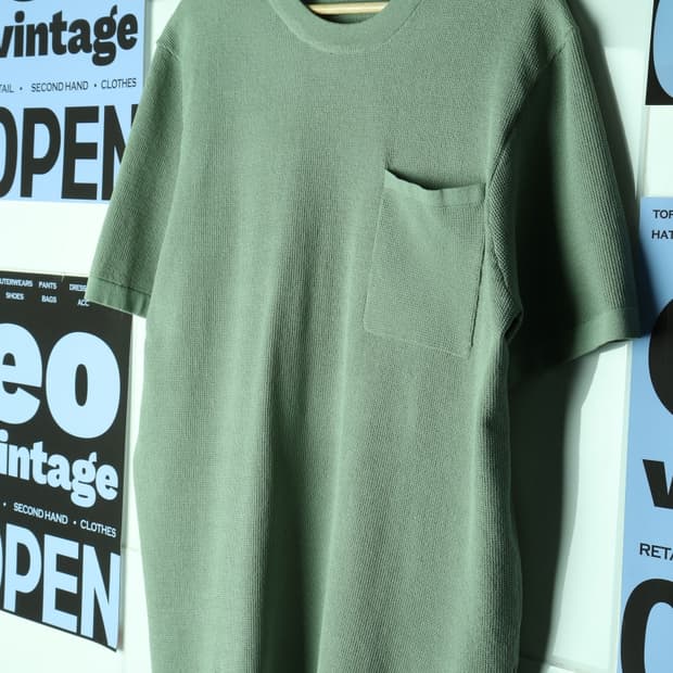 (2XL-3XL) 앤드지 반팔 티셔츠 시원 시어서커 카키-H31920
