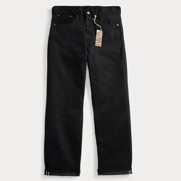 RRL 더블알엘 빈티지 5포켓 블랙온블랙 32X32