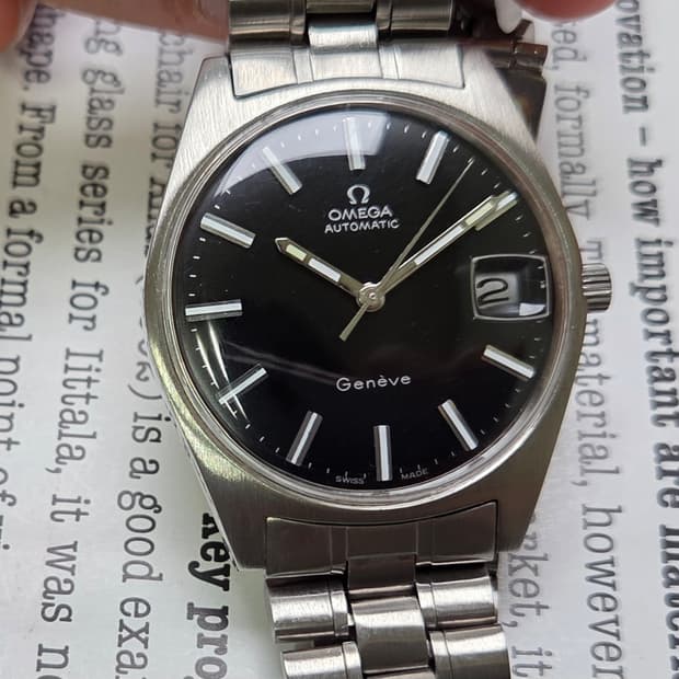 빈티지 오메가 제네브 단풍무브(cal.565) 브레이슬릿 ver.