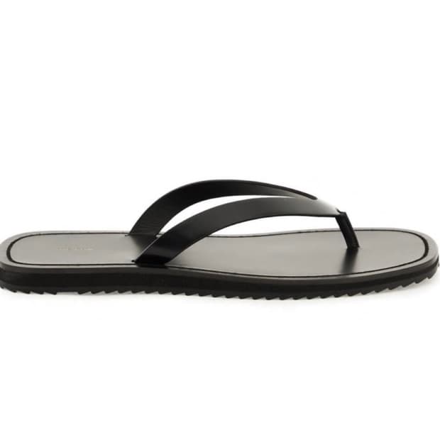 더로우 시티 레더 플립플랍 40