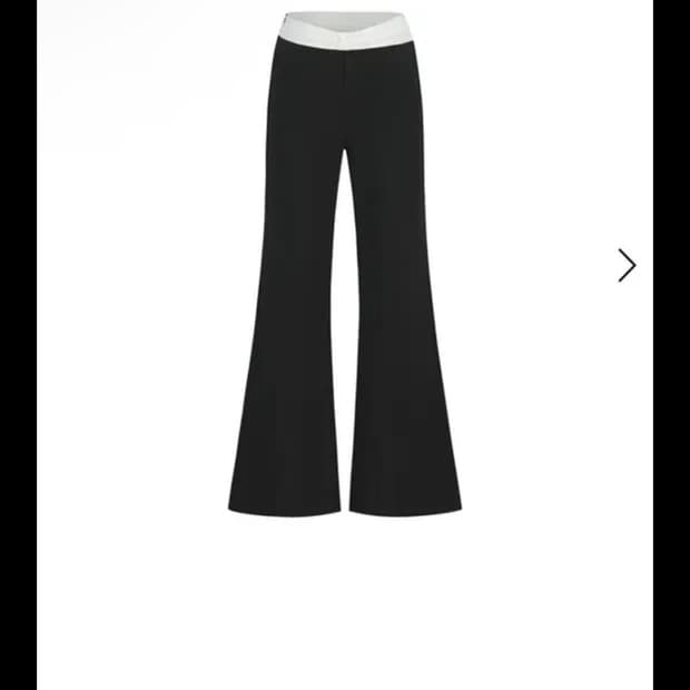 오운서) 구 런웨이티켓 앤딩리본팬츠 BK L