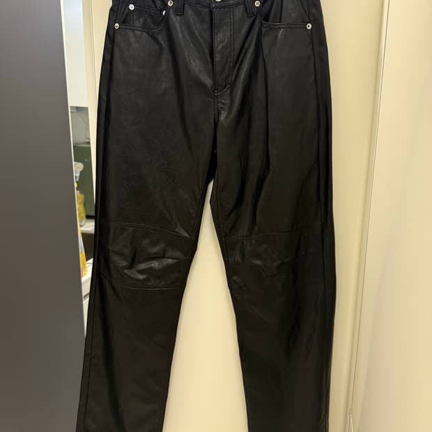 아워레가시 레더 팬츠 포멀 모토컷 30