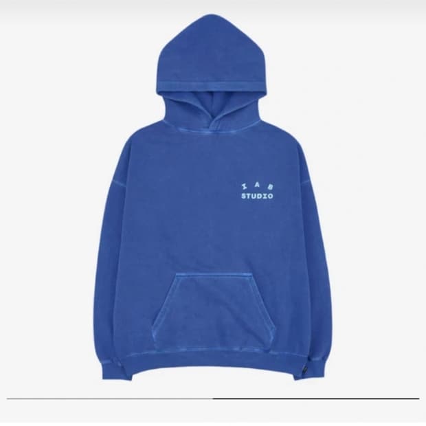 IAB STUDIO 피그먼트 후드 로얄블루 xl 아이앱후드