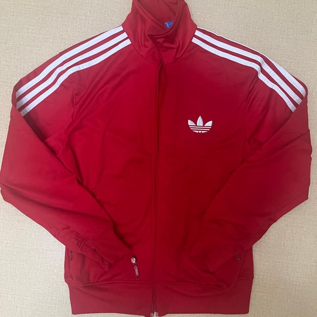 아디다스 구판 파이어버드 레드 져지 S사이즈