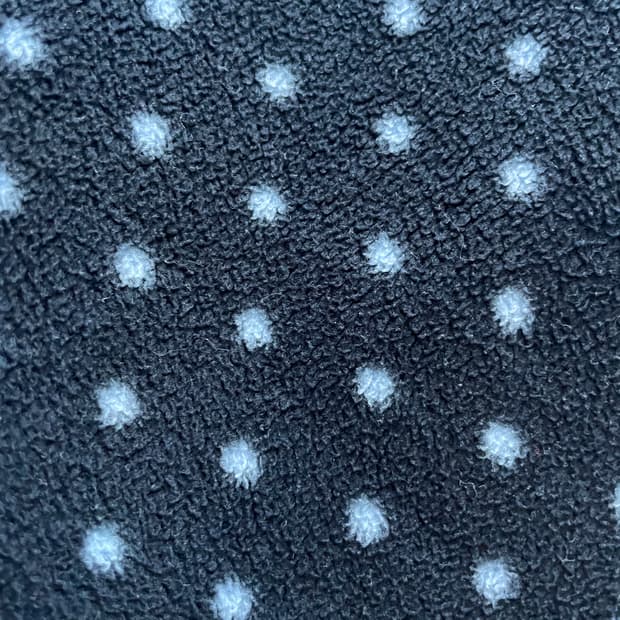 유니클로 빈티지 땡땡이 플리스 후리스