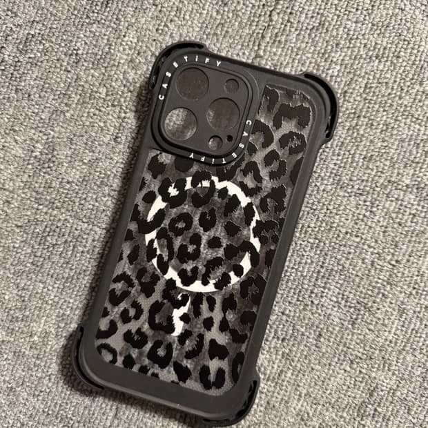 케이스티파이 15 pro max 레오파드 케이스