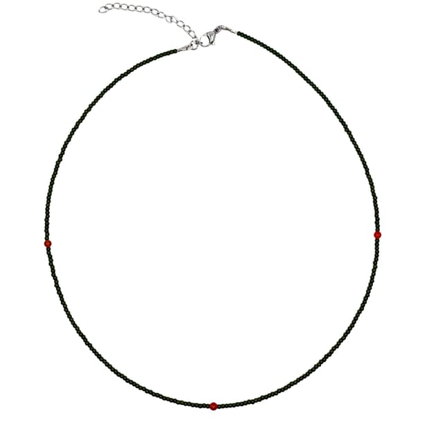 Green pulse necklace