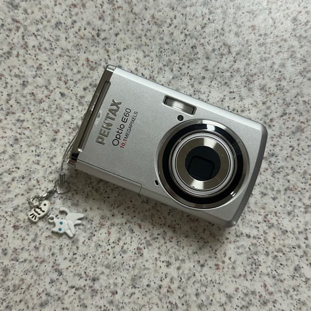 (작례o) Pentax 펜탁스 옵티오 E60 빈티지디카