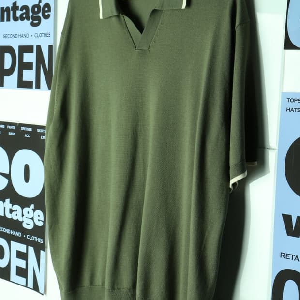 (2XL-3XL) 유니클로 반팔 카라 티셔츠 빅사이즈 링거-H31823