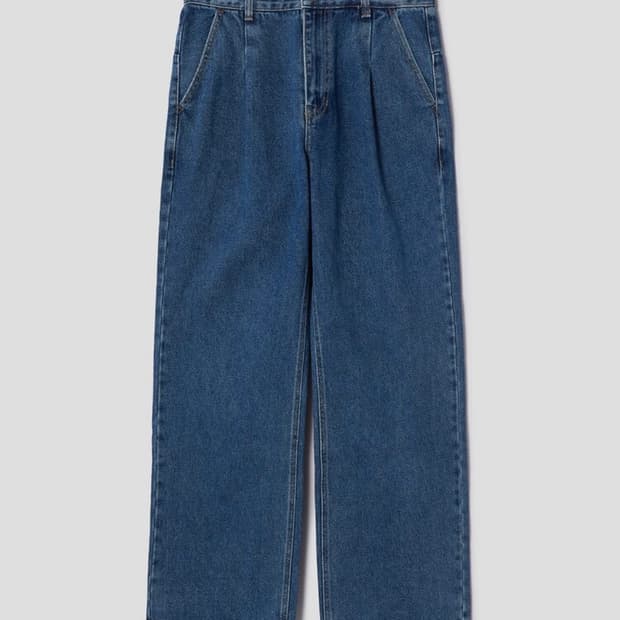 샌드사운드 남성 와이드 데님팬츠