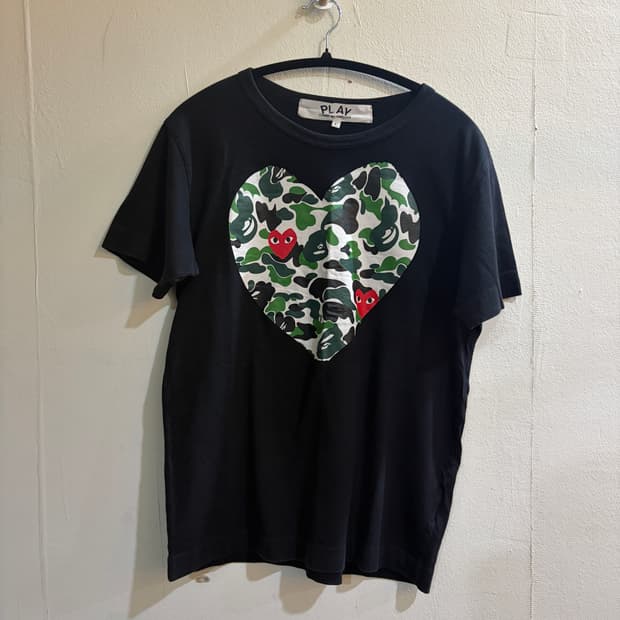 CDG x BAPE 우먼티셔츠 L