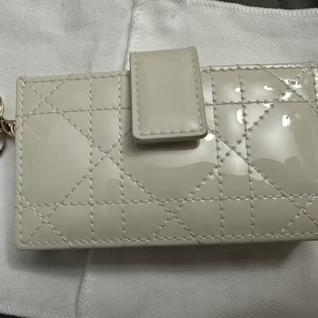 (새상품) 디올 오블리크 자카드 새들 카드지갑