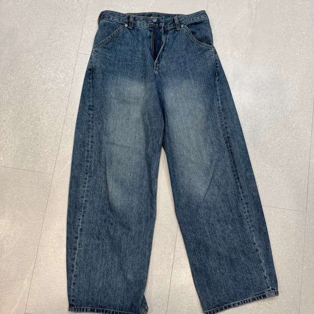 해칭룸 와커진 washed blue  2사이즈