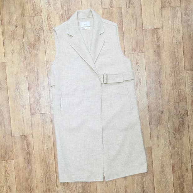 이루미(ERUME) 핸드메이드 베스트 울자켓 프리사이즈