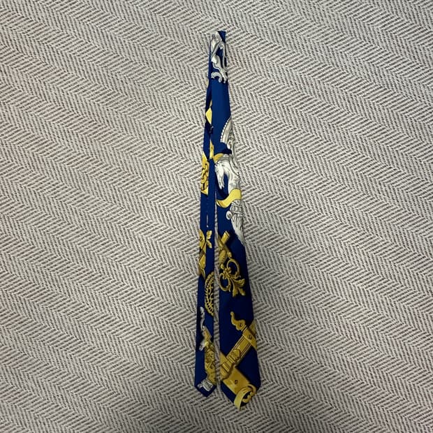 HERMES paris france made necktie