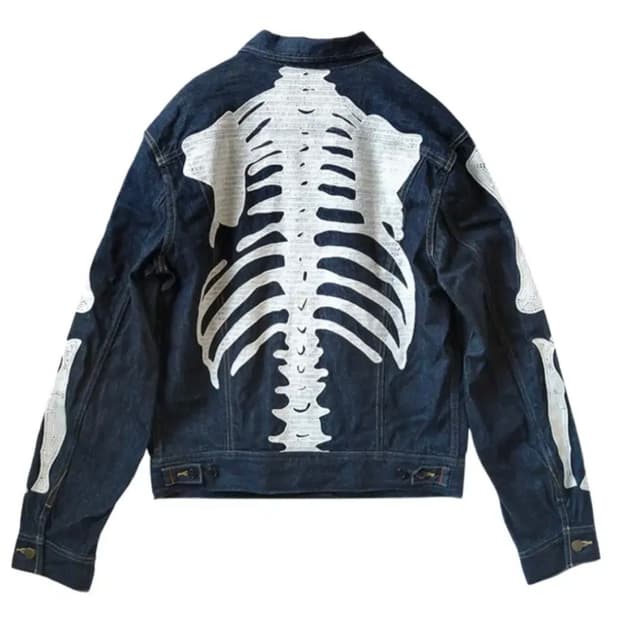 46) 캐피탈 본 인디고 데님 자켓 