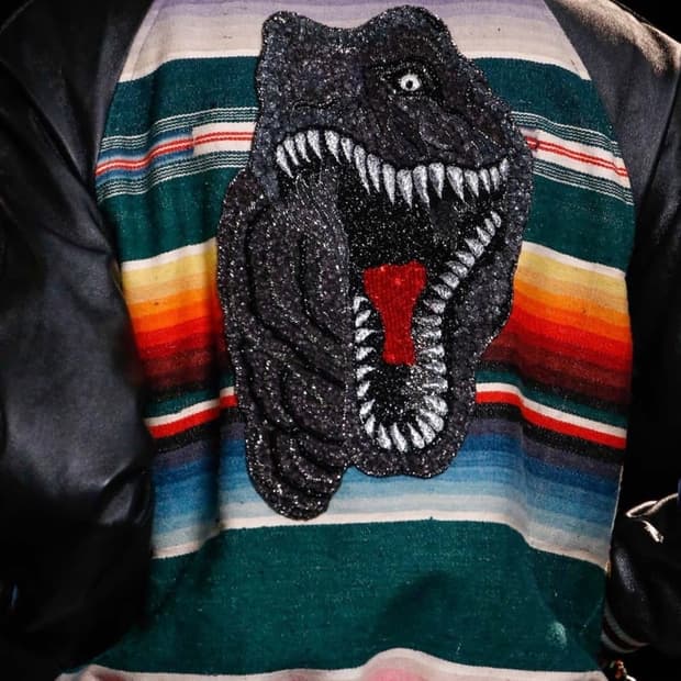 구매)생로랑 16ss 티렉스 공룡 자켓