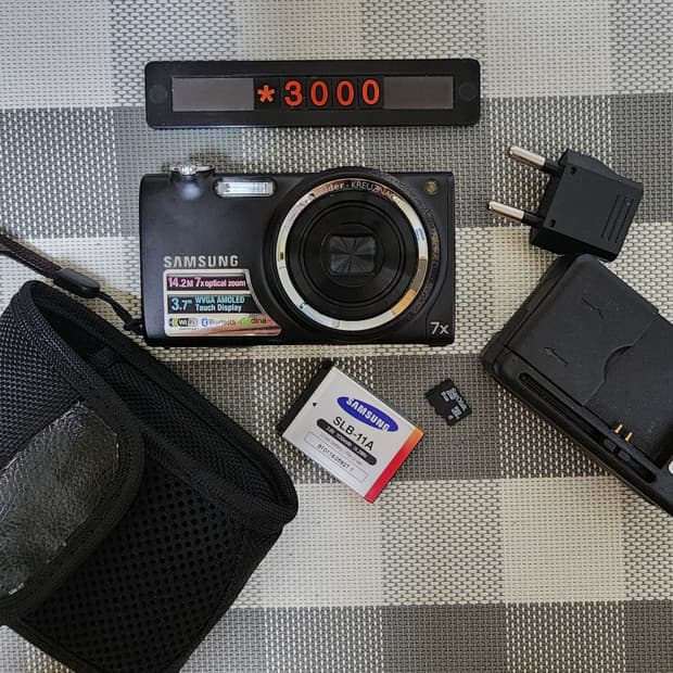 삼성 블루 ST 5500 디지털카메라