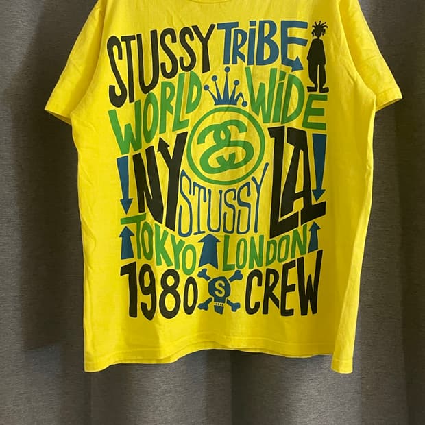 00's 스투시 빈티지 트라이브 반팔 티셔츠 L 올드 stussy