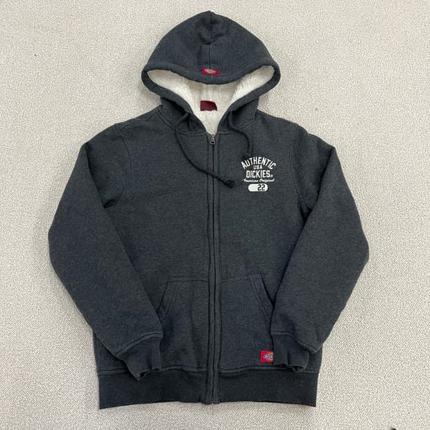 S 디키즈 양털 후드 집업 0220M