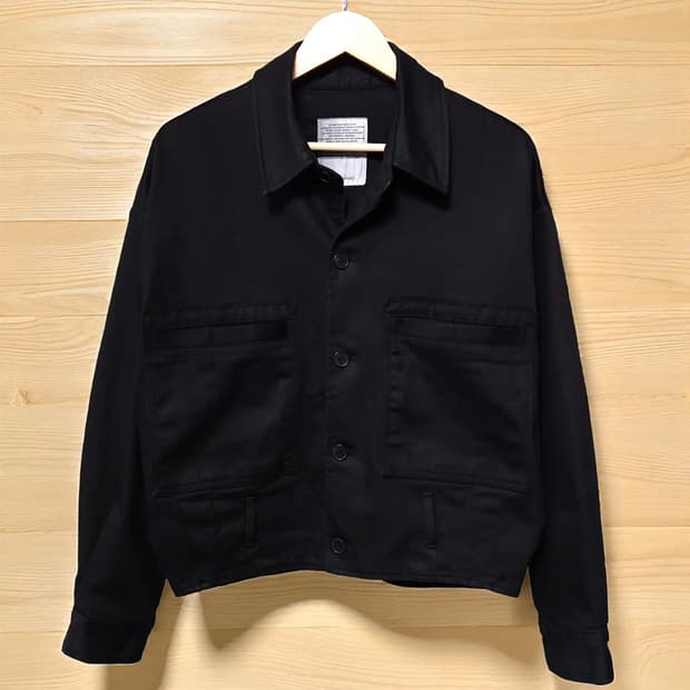 100)MaisonMined 메종미네드 코팅 데님 트러커 자켓