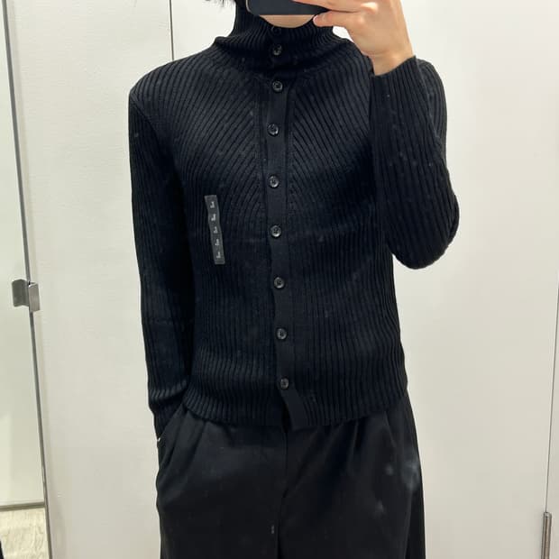 25fw 유니클로 U 메리노 블렌드 하이넥 가디건