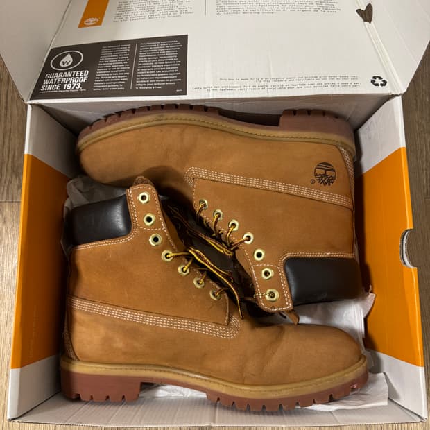 팀버랜드 프리미엄 6인치 워터프루프 부츠 와이드 285