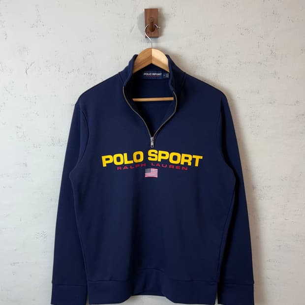 폴로스포츠 스펠아웃 하프집업 스웻셔츠