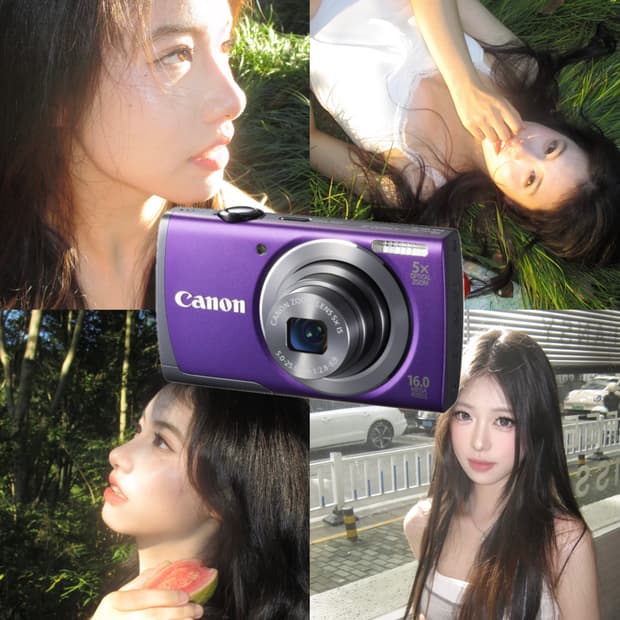 최신형!인기) canon powershot a3500 빈티지디카 박스채!