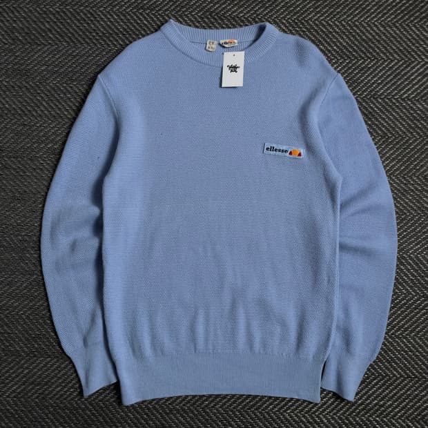 00s 엘레쎄 올드스쿨 미니멀 와플 니트o 3996