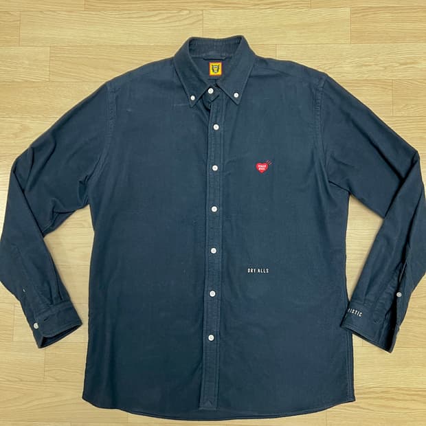 Human Made 휴먼메이드 플라넬 네이비 셔츠