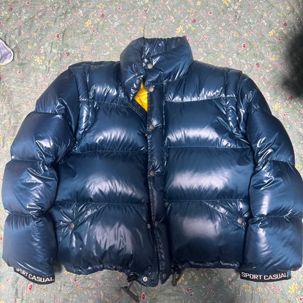 [M]헤리티지플로스 패딩 블루