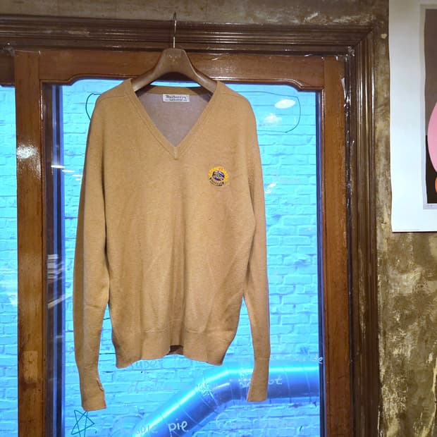 버버리 스코티시 램스울 니트