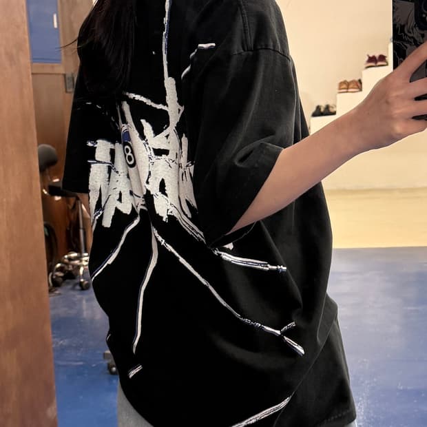 Stussy 스투시 크랙 에잇볼 반팔티