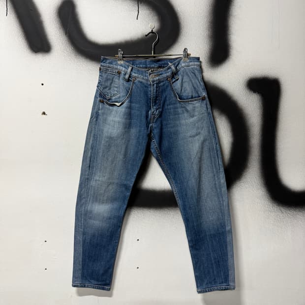 리바이스 오리지널 레더탭 514 데님 팬츠