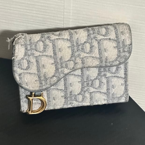 Dior 디올 오블리크 로고 카드지갑