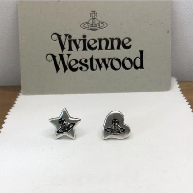 비비안웨스트우드 아카이브 하트스타 귀걸이