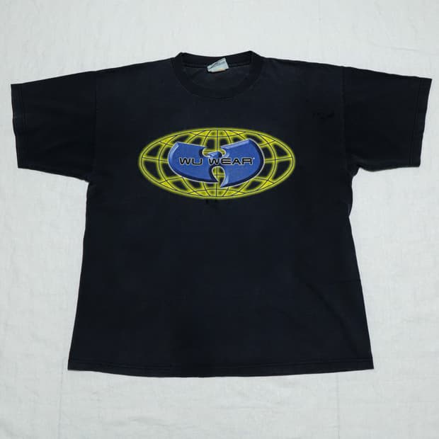 빈티지 90’s 우탱 클랜 랩 티셔츠 2XL