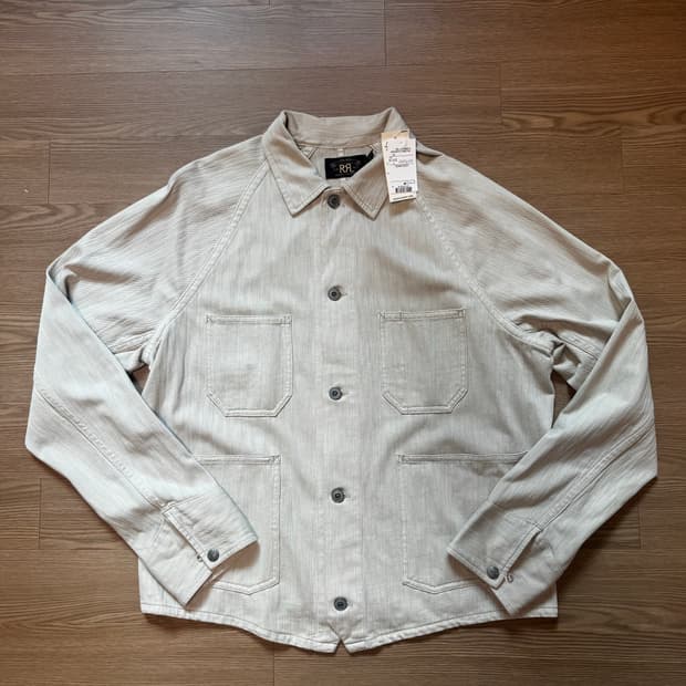 RRL 더블알엘 니트 헤링본 트윌 자켓 L사이즈