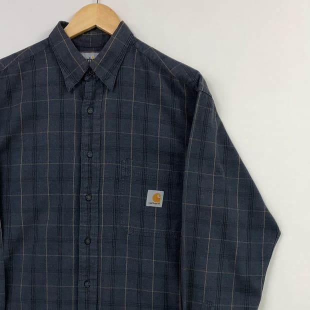 L 칼하트 체크 워크 남방