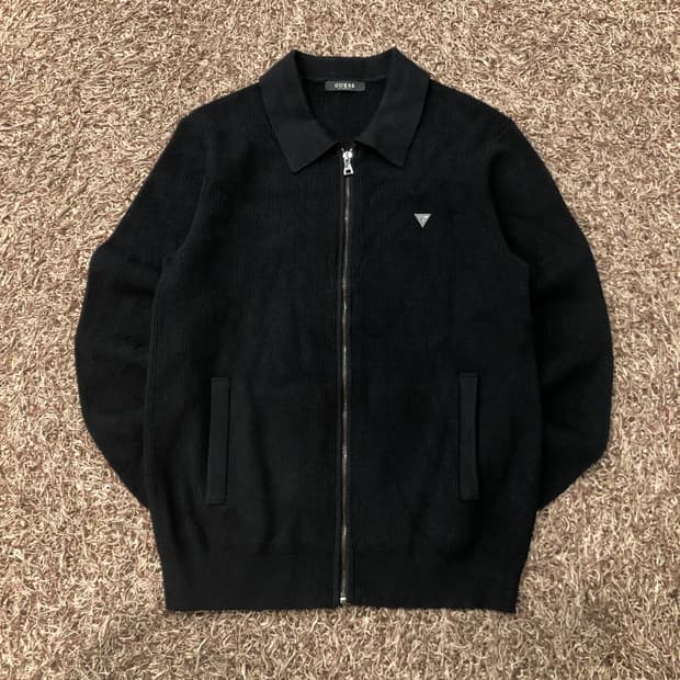 M 게스 니트 집업 자켓