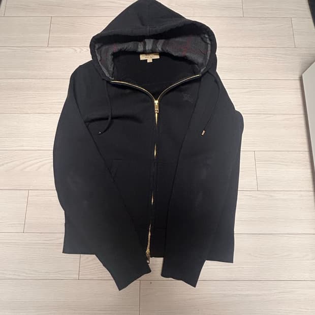 버버리 금장 후드집업