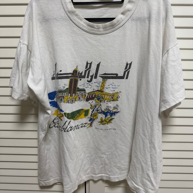 90s 카사블랑카 티셔츠